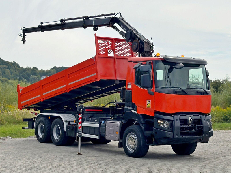 Renault K 380 * HIAB 144 BS - 3 HIDUO + FUNK * 6x4 * TOP - Tippbil, Kranbil: bilde 2 Renault K 380 * HIAB 144 BS - 3 HIDUO + FUNK * 6x4 * TOP - Tippbil, Kranbil: bilde 2