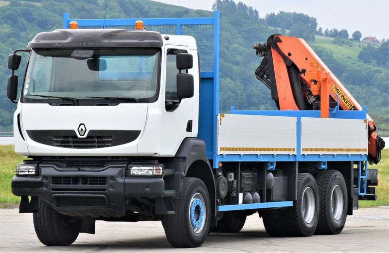 Renault KERAX 370 - Planbil, Kranbil: bilde 4 Renault KERAX 370 - Planbil, Kranbil: bilde 4