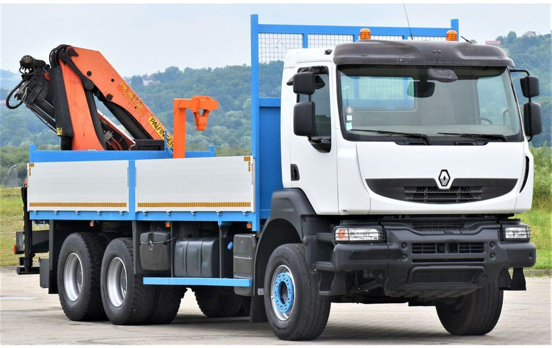 Renault KERAX 370 - Planbil, Kranbil: bilde 3 Renault KERAX 370 - Planbil, Kranbil: bilde 3