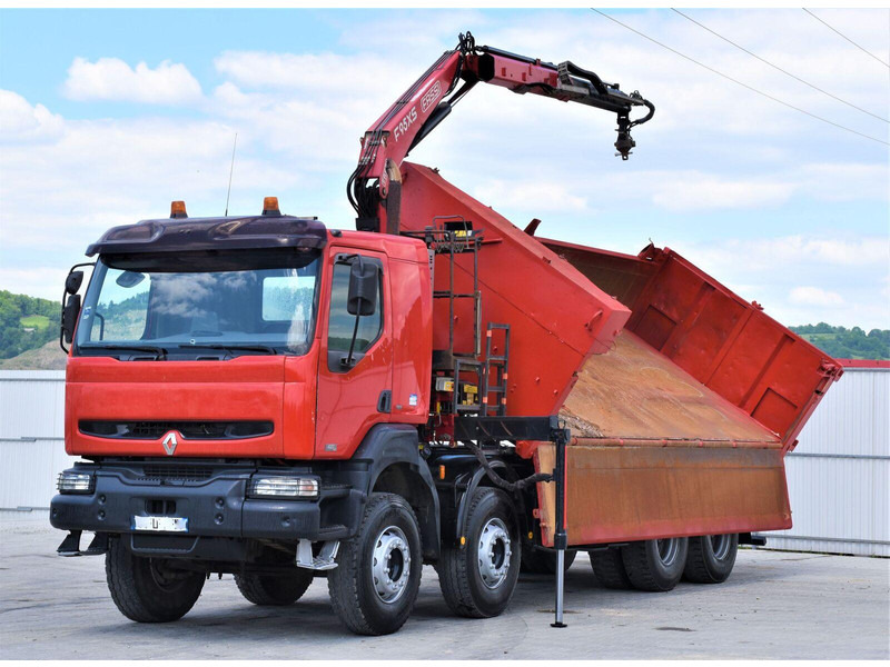 Renault KERAX 420 DCI Kipper 6,30m+FASSI F95AXS.21+FUNK - Tippbil, Kranbil: bilde 3 Renault KERAX 420 DCI Kipper 6,30m+FASSI F95AXS.21+FUNK - Tippbil, Kranbil: bilde 3
