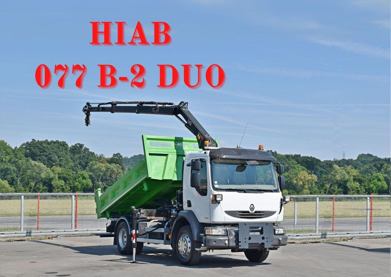 Renault MIDLUM 220 DXI - Tippbil, Kranbil: bilde 1 Renault MIDLUM 220 DXI - Tippbil, Kranbil: bilde 1