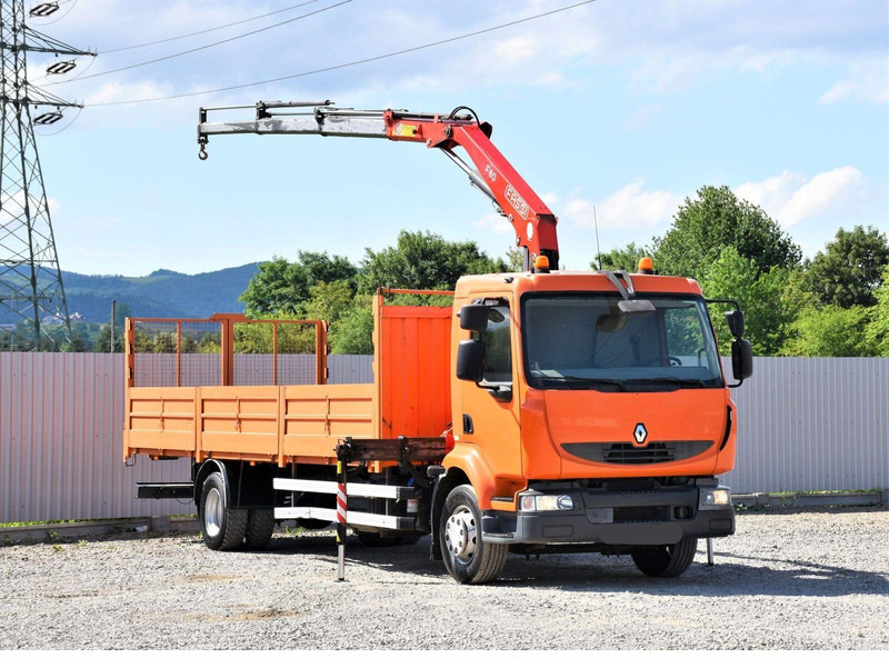 Renault MIDLUM 220 DXI - Planbil, Kranbil: bilde 1 Renault MIDLUM 220 DXI - Planbil, Kranbil: bilde 1