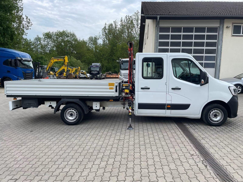 Renault Master Doka - Flatbed truck + crane - Varebil med plan, Varebil med dobbelt førerhus: bilde 5 Renault Master Doka - Flatbed truck + crane - Varebil med plan, Varebil med dobbelt førerhus: bilde 5