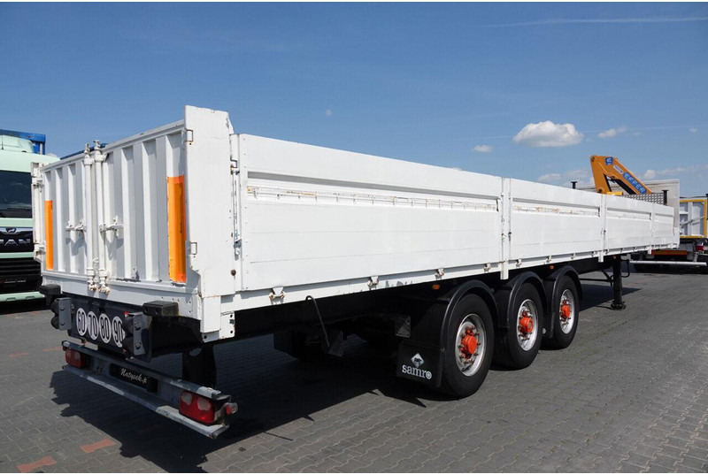 Samro NACZEPA BURTOWA / + HDS EFFER 95-3S - WYSÓW : 9 METRÓW / SPROWA - Åpen semitrailer: bilde 5 Samro NACZEPA BURTOWA / + HDS EFFER 95-3S - WYSÓW : 9 METRÓW / SPROWA - Åpen semitrailer: bilde 5
