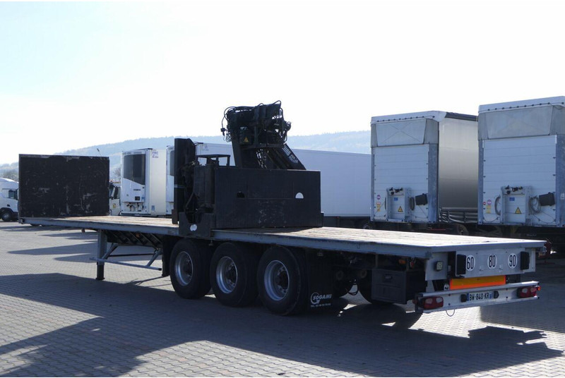 Samro NACZEPA PLATFORMA + HDS HIAB R 150 / DO BUDOWLANKI / PODŁOGA SZY - Åpen semitrailer: bilde 4 Samro NACZEPA PLATFORMA + HDS HIAB R 150 / DO BUDOWLANKI / PODŁOGA SZY - Åpen semitrailer: bilde 4