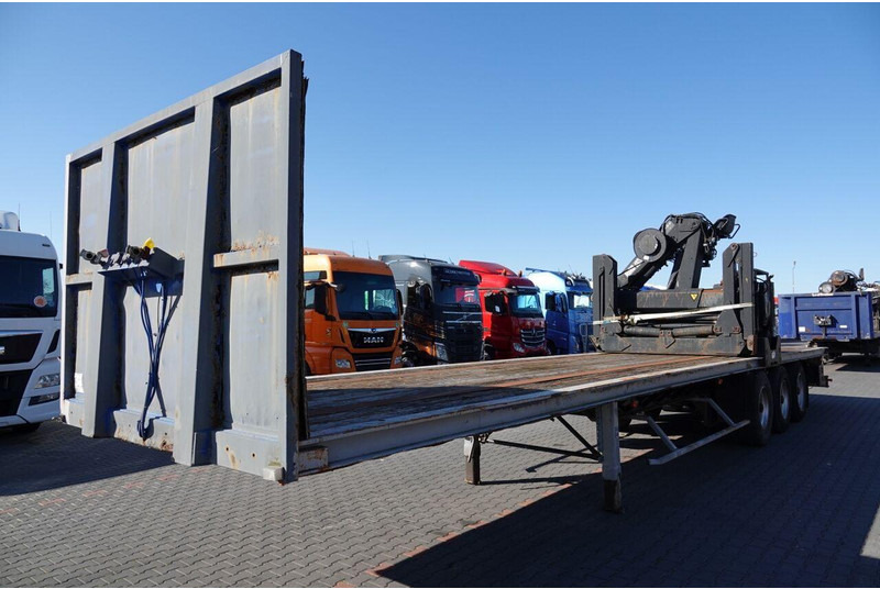 Samro NACZEPA PLATFORMA / + HDS HIAB R 150 F3 - WYSÓW : 8 METRÓW - Åpen semitrailer: bilde 3 Samro NACZEPA PLATFORMA / + HDS HIAB R 150 F3 - WYSÓW : 8 METRÓW - Åpen semitrailer: bilde 3