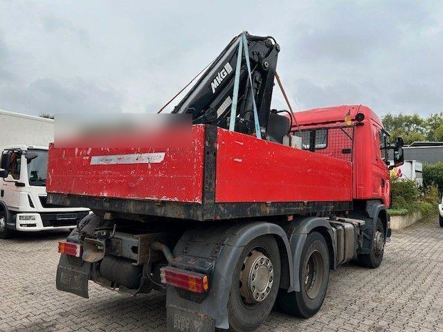 Scania 124 L 470 - Flatbed + crane - Planbil, Kranbil: bilde 3 Scania 124 L 470 - Flatbed + crane - Planbil, Kranbil: bilde 3