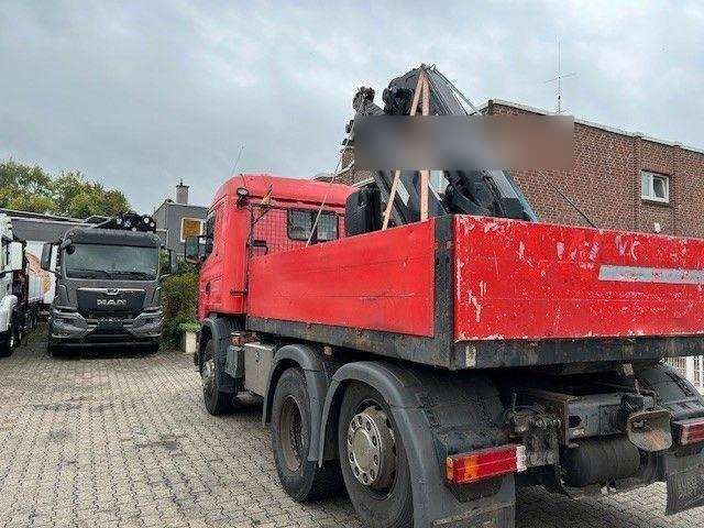 Scania 124 L 470 - Flatbed + crane - Planbil, Kranbil: bilde 4 Scania 124 L 470 - Flatbed + crane - Planbil, Kranbil: bilde 4