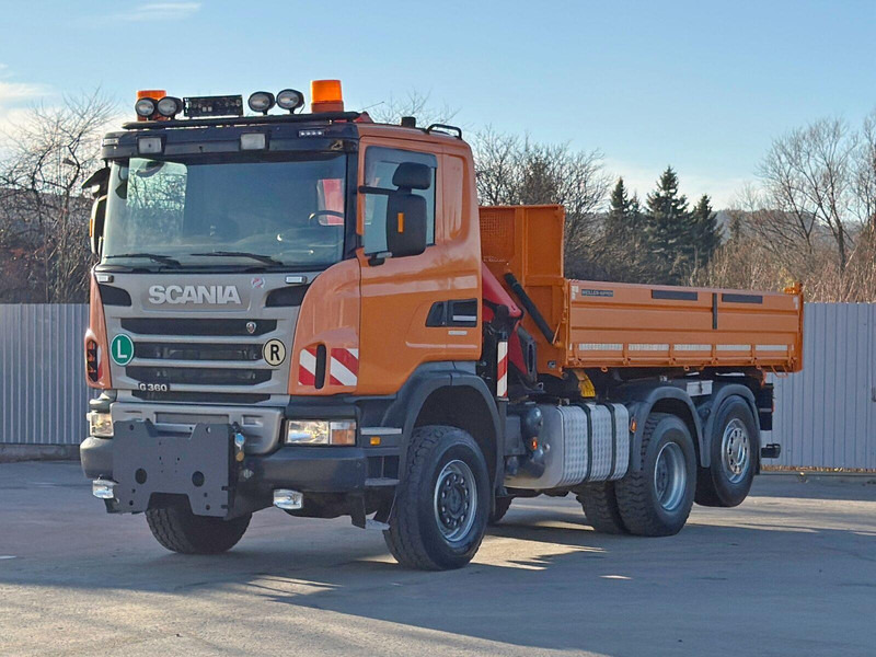 Scania G 360 * KIPPER 4,60m * PALFINGER PK 11002/ 4x4 - Tippbil, Kranbil: bilde 4 Scania G 360 * KIPPER 4,60m * PALFINGER PK 11002/ 4x4 - Tippbil, Kranbil: bilde 4