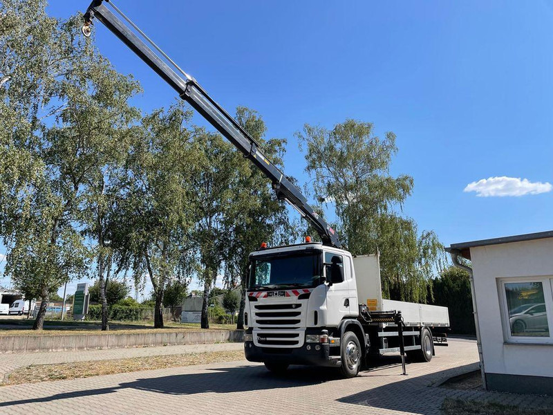 Scania G 380 Pritsche Kran Hiab 122B - Planbil, Kranbil: bilde 1 Scania G 380 Pritsche Kran Hiab 122B - Planbil, Kranbil: bilde 1