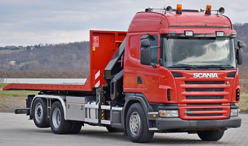 Scania G 400 - Lastebil med kabelsystem, Kranbil: bilde 3 Scania G 400 - Lastebil med kabelsystem, Kranbil: bilde 3