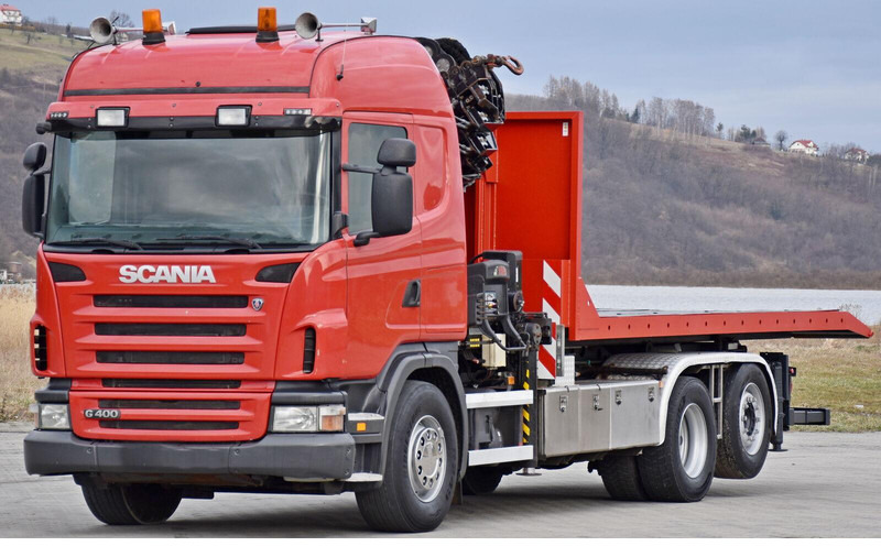 Scania G 400 - Lastebil med kabelsystem, Kranbil: bilde 4 Scania G 400 - Lastebil med kabelsystem, Kranbil: bilde 4