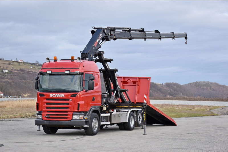 Scania G 400 - Lastebil med kabelsystem, Kranbil: bilde 2 Scania G 400 - Lastebil med kabelsystem, Kranbil: bilde 2