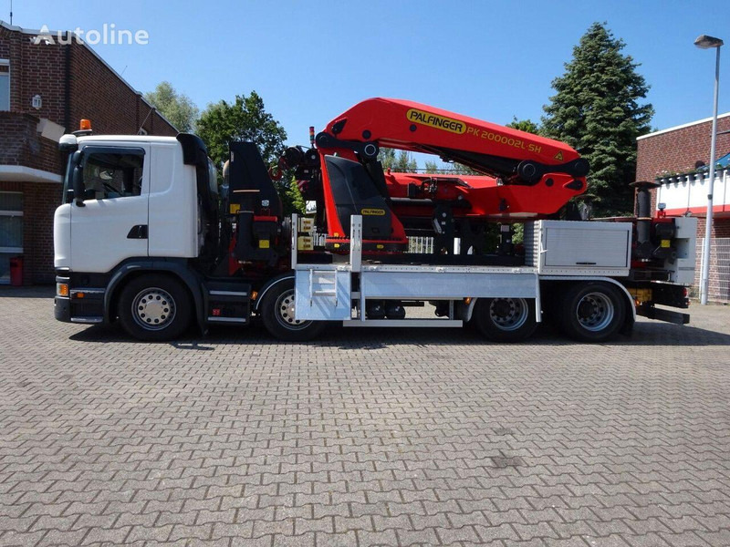 Scania G410 - Flatbed+crane - Planbil, Kranbil: bilde 2 Scania G410 - Flatbed+crane - Planbil, Kranbil: bilde 2