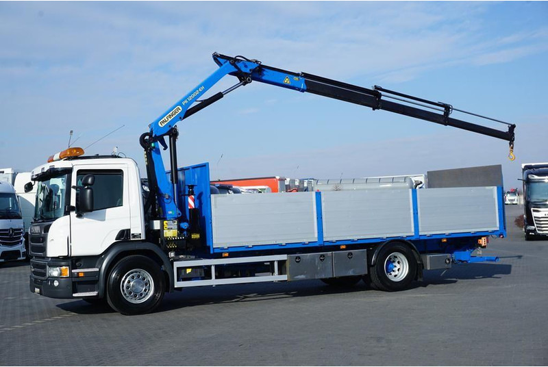 Scania P 250 / ACC / SKRZYNIOWY + HDS + WINDA / PALFINGER PK 12 002 - E - Planbil, Kranbil: bilde 3 Scania P 250 / ACC / SKRZYNIOWY + HDS + WINDA / PALFINGER PK 12 002 - E - Planbil, Kranbil: bilde 3