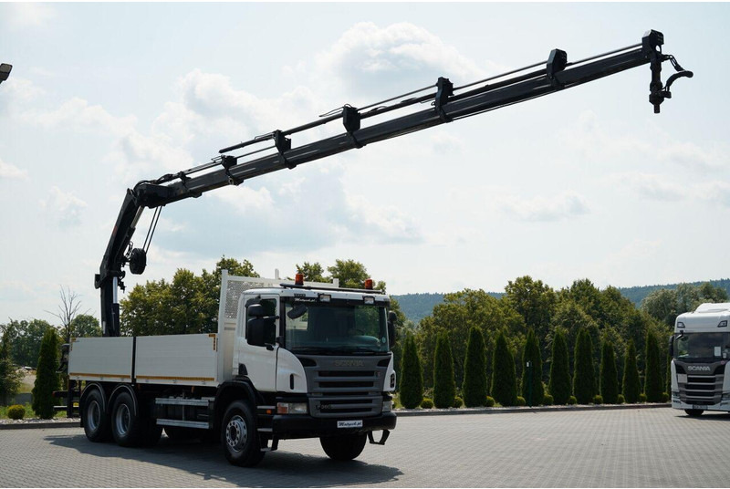 Scania P 360 / 6X4 / SKRZYNIOWY 4.85 + HDS HIAB 211 E-6 HIDUO / UDŹWIG - Planbil, Kranbil: bilde 1 Scania P 360 / 6X4 / SKRZYNIOWY 4.85 + HDS HIAB 211 E-6 HIDUO / UDŹWIG - Planbil, Kranbil: bilde 1