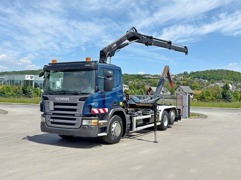 Scania P 360 * ABROLLKIPPER * HIAB 111 BS -2 HIDUO/FUNK - Krokbil, Kranbil: bilde 2 Scania P 360 * ABROLLKIPPER * HIAB 111 BS -2 HIDUO/FUNK - Krokbil, Kranbil: bilde 2