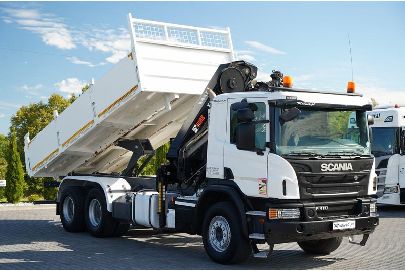 Scania P 410 / 6x4 / WYWROTKA - 6 M + HDS HIAB XS 211 / STEROWANIE RADI - Tippbil, Kranbil: bilde 4 Scania P 410 / 6x4 / WYWROTKA - 6 M + HDS HIAB XS 211 / STEROWANIE RADI - Tippbil, Kranbil: bilde 4