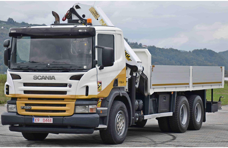 Scania P 420 - Planbil, Kranbil: bilde 3 Scania P 420 - Planbil, Kranbil: bilde 3