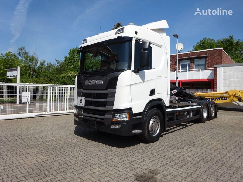 Scania R450 Hook lift truck 6x2 - Krokbil: bilde 1 Scania R450 Hook lift truck 6x2 - Krokbil: bilde 1