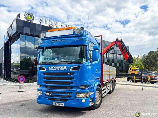 Scania R730 - Planbil, Kranbil: bilde 2 Scania R730 - Planbil, Kranbil: bilde 2