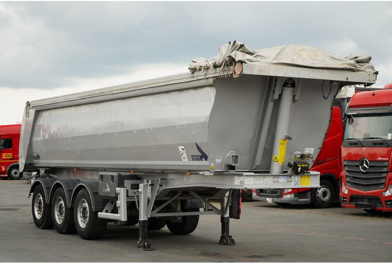 Stas WYWROTKA / 26m3 / ALUMINIOWA / OŚ PONOSZONA / SKRĘTNA  / OSIE SA - Tippsemi: bilde 1 Stas WYWROTKA / 26m3 / ALUMINIOWA / OŚ PONOSZONA / SKRĘTNA  / OSIE SA - Tippsemi: bilde 1