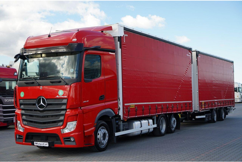 Mercedes-Benz ACTROS 2545 / ZESTAW TANDEM 120 M3 / PRZEJAZDOWY /  6x2 / OŚ POD - Trekkvogn: bilde 2 Mercedes-Benz ACTROS 2545 / ZESTAW TANDEM 120 M3 / PRZEJAZDOWY /  6x2 / OŚ POD - Trekkvogn: bilde 2