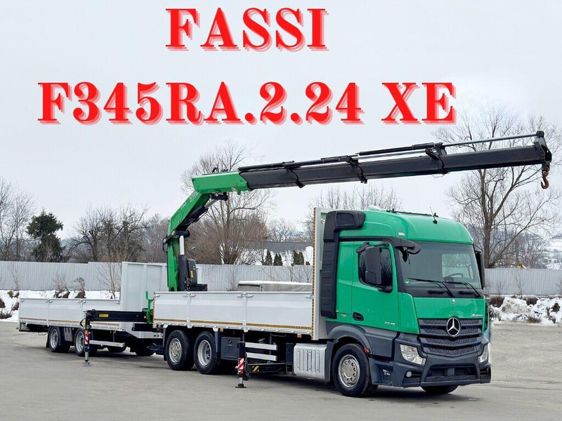 Mercedes-Benz ACTROS 2645 * FASSI F345.24 XE + FUNK + Anhänger - Trekkvogn: bilde 1 Mercedes-Benz ACTROS 2645 * FASSI F345.24 XE + FUNK + Anhänger - Trekkvogn: bilde 1
