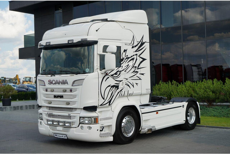 Scania R 580 / V8 / RETARDER / FULL AIRMATIC / I-PARK COOL/ SKÓRY / OPO - Trekkvogn: bilde 3 Scania R 580 / V8 / RETARDER / FULL AIRMATIC / I-PARK COOL/ SKÓRY / OPO - Trekkvogn: bilde 3