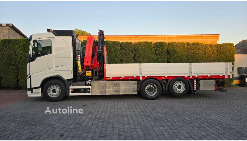 Volvo FH 540 - Flatbed+crane 6x2 - Planbil, Kranbil: bilde 4 Volvo FH 540 - Flatbed+crane 6x2 - Planbil, Kranbil: bilde 4