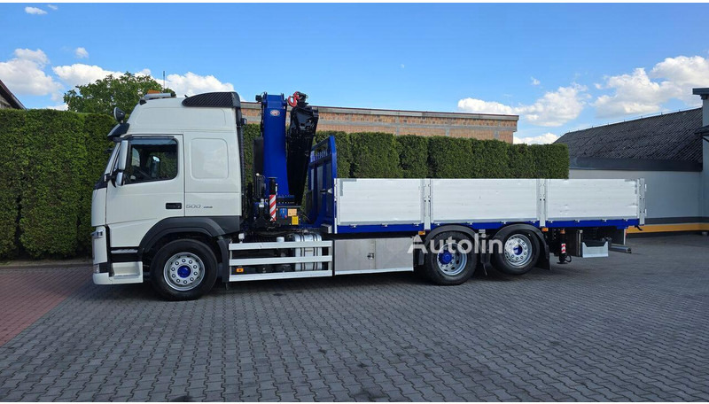 Volvo FM 500 - Flatbed+crane 6x2 - Planbil, Kranbil: bilde 3 Volvo FM 500 - Flatbed+crane 6x2 - Planbil, Kranbil: bilde 3