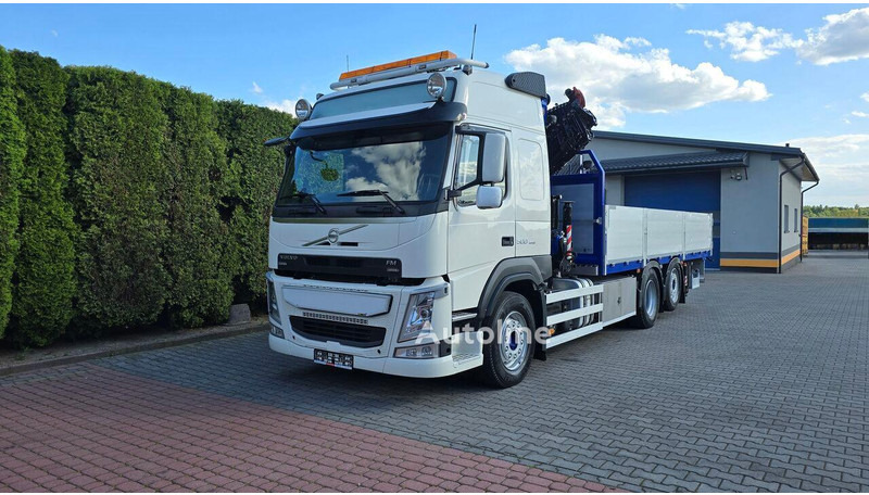 Volvo FM 500 - Flatbed+crane 6x2 - Planbil, Kranbil: bilde 1 Volvo FM 500 - Flatbed+crane 6x2 - Planbil, Kranbil: bilde 1