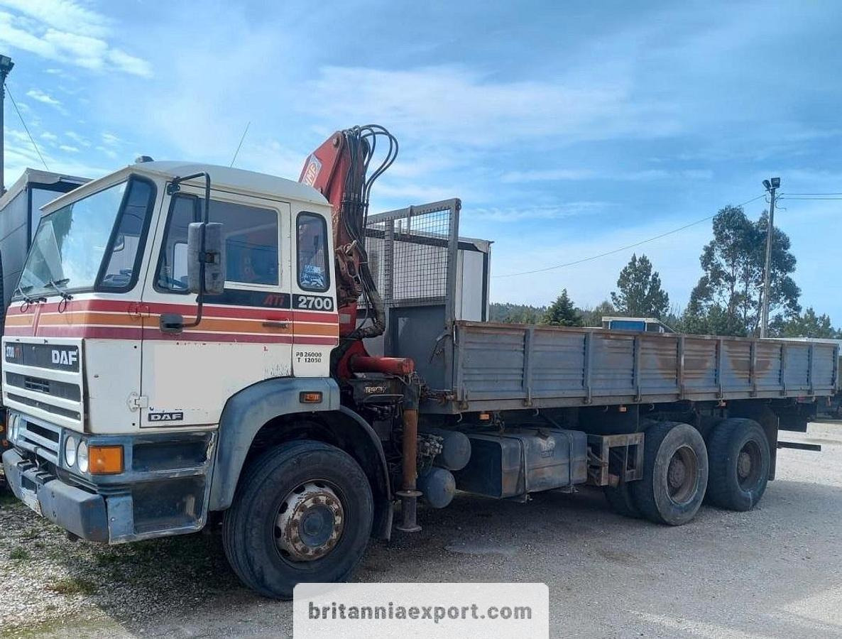 DAF 2700 ATI 6x4 26 Ton Sideways Tipper with HMF 820 Crane | Export Ready. - Tippbil: bilde 3 DAF 2700 ATI 6x4 26 Ton Sideways Tipper with HMF 820 Crane | Export Ready. - Tippbil: bilde 3