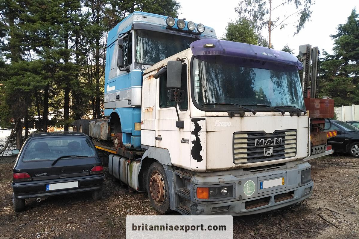 MAN 19.464 Euro 2 | + 1999 DAF XF95.430 | Euro 2 | Chassis Cab - Planbil: bilde 4 MAN 19.464 Euro 2 | + 1999 DAF XF95.430 | Euro 2 | Chassis Cab - Planbil: bilde 4
