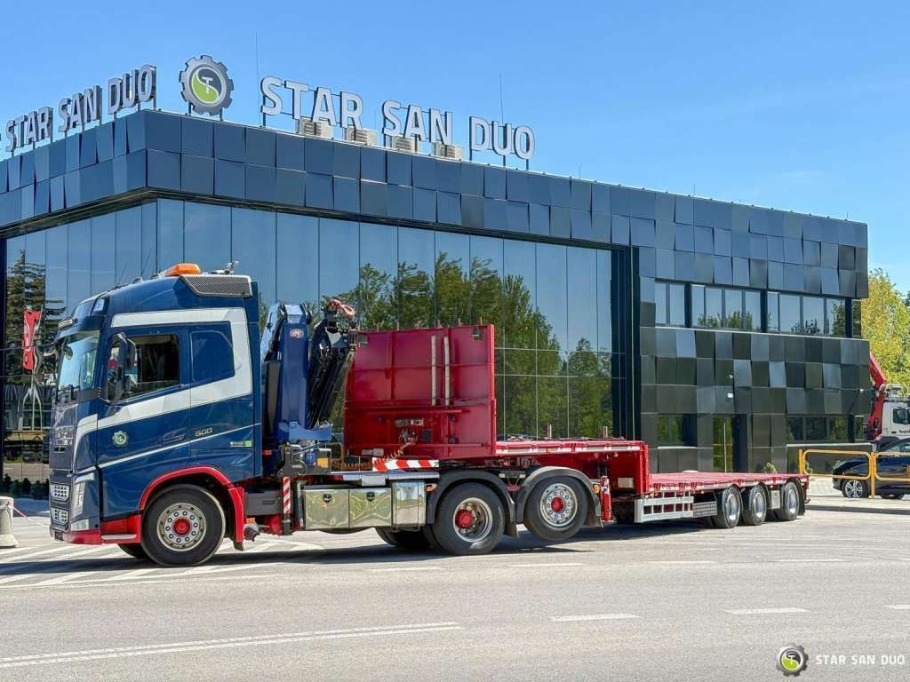 HRD Semitrailer Low Loader NRD NTS 3 Axle Tieflader - Lavloader semitrailer: bilde 4 HRD Semitrailer Low Loader NRD NTS 3 Axle Tieflader - Lavloader semitrailer: bilde 4