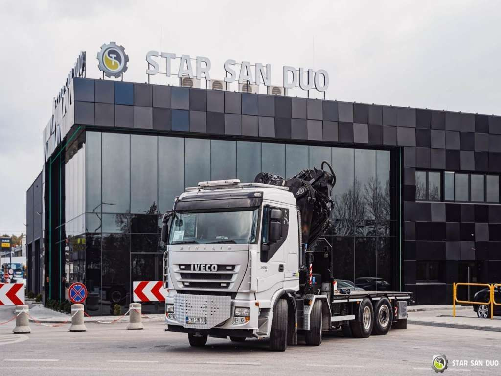 Iveco STRALIS AS320S50Y 8x2 HMF 8520-0K6 FLY JIB Winc - Kranbil: bilde 5 Iveco STRALIS AS320S50Y 8x2 HMF 8520-0K6 FLY JIB Winc - Kranbil: bilde 5