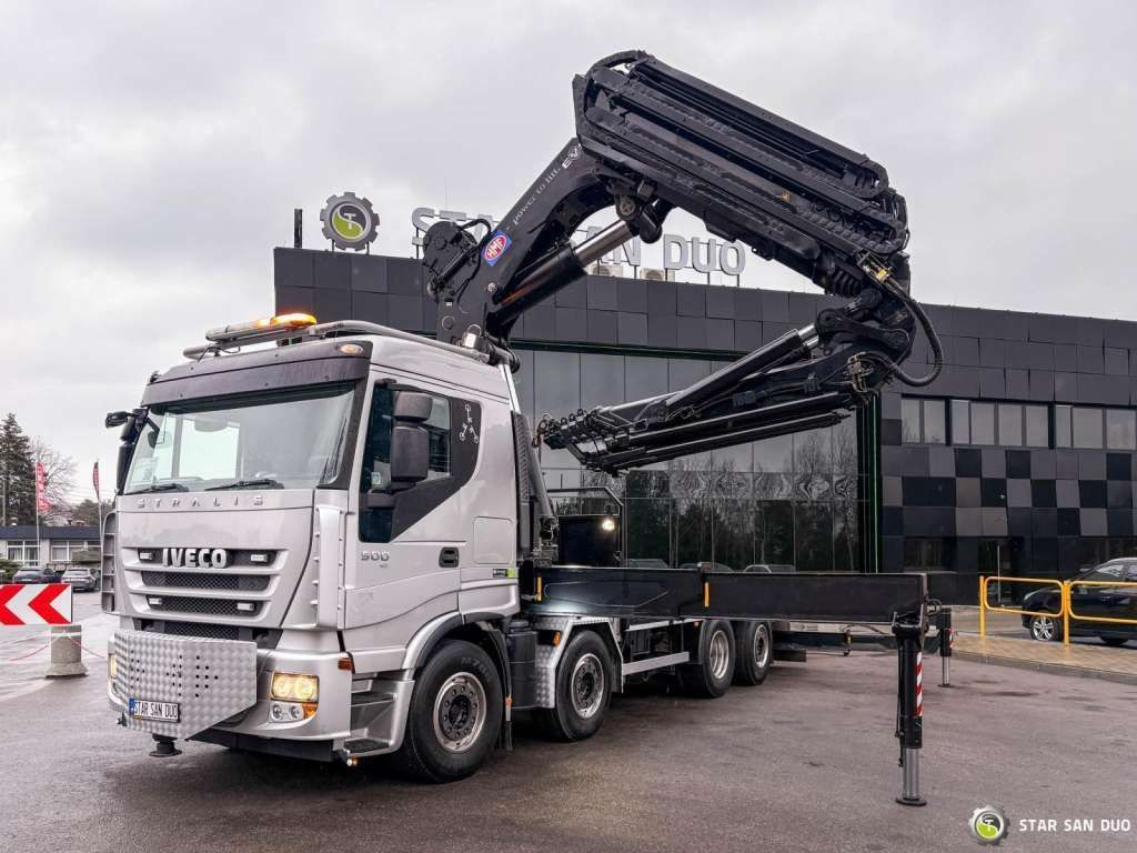 Iveco STRALIS AS320S50Y 8x2 HMF 8520-0K6 FLY JIB Winc - Kranbil: bilde 2 Iveco STRALIS AS320S50Y 8x2 HMF 8520-0K6 FLY JIB Winc - Kranbil: bilde 2