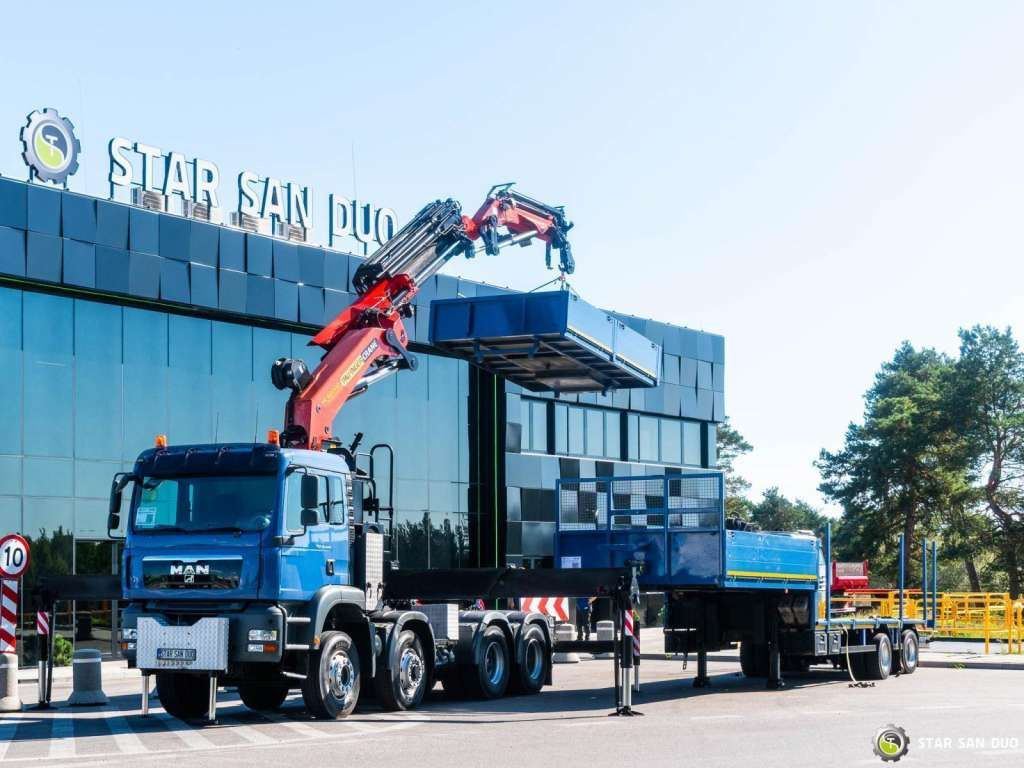 MAN TGA 35.440 8X6H PALFINGER 60002 Semi-trailer - Kranbil: bilde 1 MAN TGA 35.440 8X6H PALFINGER 60002 Semi-trailer - Kranbil: bilde 1