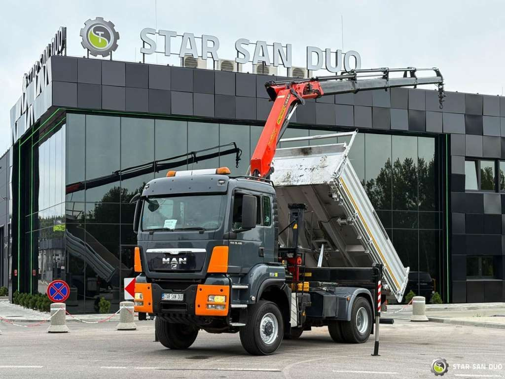 MAN TGS 18.480 PALFINGER PK 16502 HDS Crane,Kipper MAN TGS 18.480 PALFINGER PK 16502 HDS Crane,Kipper - Tippbil: bilde 1 MAN TGS 18.480 PALFINGER PK 16502 HDS Crane,Kipper MAN TGS 18.480 PALFINGER PK 16502 HDS Crane,Kipper - Tippbil: bilde 1