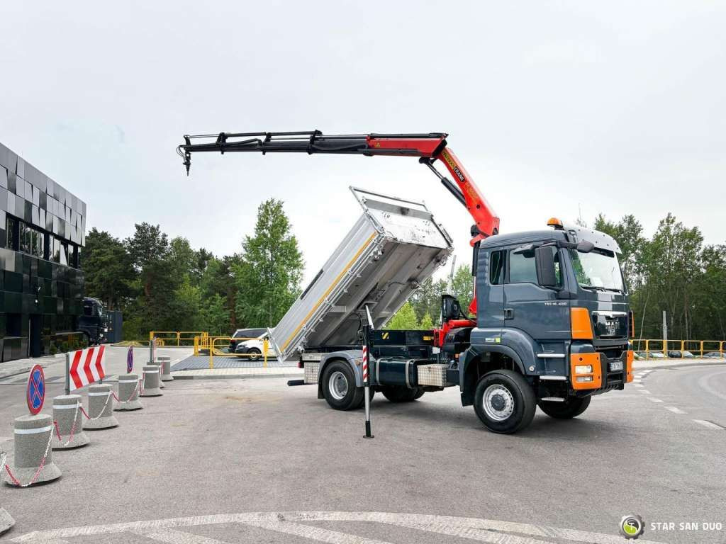 MAN TGS 18.480 PALFINGER PK 16502 HDS Crane,Kipper MAN TGS 18.480 PALFINGER PK 16502 HDS Crane,Kipper - Tippbil: bilde 2 MAN TGS 18.480 PALFINGER PK 16502 HDS Crane,Kipper MAN TGS 18.480 PALFINGER PK 16502 HDS Crane,Kipper - Tippbil: bilde 2