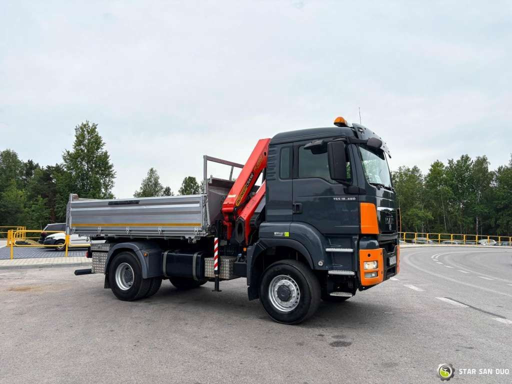 Kranbil MAN TGS 18.480 PALFINGER PK 16502 HDS Crane,Kipper: bilde 8 Kranbil MAN TGS 18.480 PALFINGER PK 16502 HDS Crane,Kipper: bilde 8