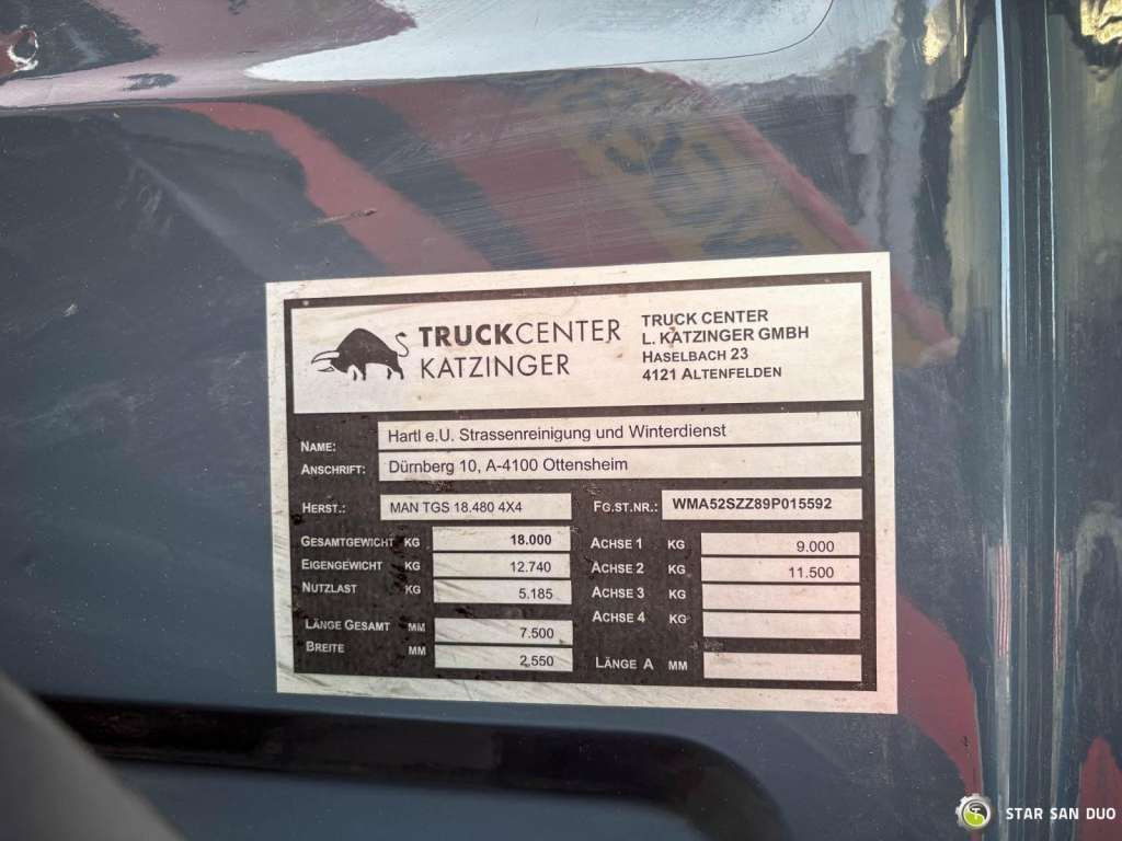 Kranbil MAN TGS 18.480 PALFINGER PK 16502 HDS Crane,Kipper: bilde 21 Kranbil MAN TGS 18.480 PALFINGER PK 16502 HDS Crane,Kipper: bilde 21