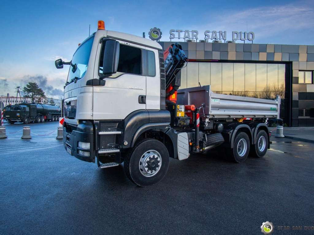MAN TGS 26.360 6x6 PALFINGER PK 18001 EH Crane Kipe - Kranbil: bilde 2 MAN TGS 26.360 6x6 PALFINGER PK 18001 EH Crane Kipe - Kranbil: bilde 2