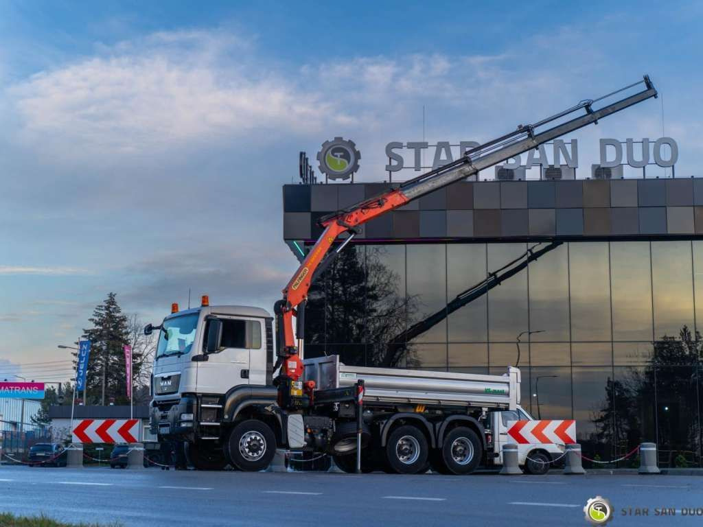 MAN TGS 26.360 6x6 PALFINGER PK 18001 EH Crane Kipe - Kranbil: bilde 3 MAN TGS 26.360 6x6 PALFINGER PK 18001 EH Crane Kipe - Kranbil: bilde 3