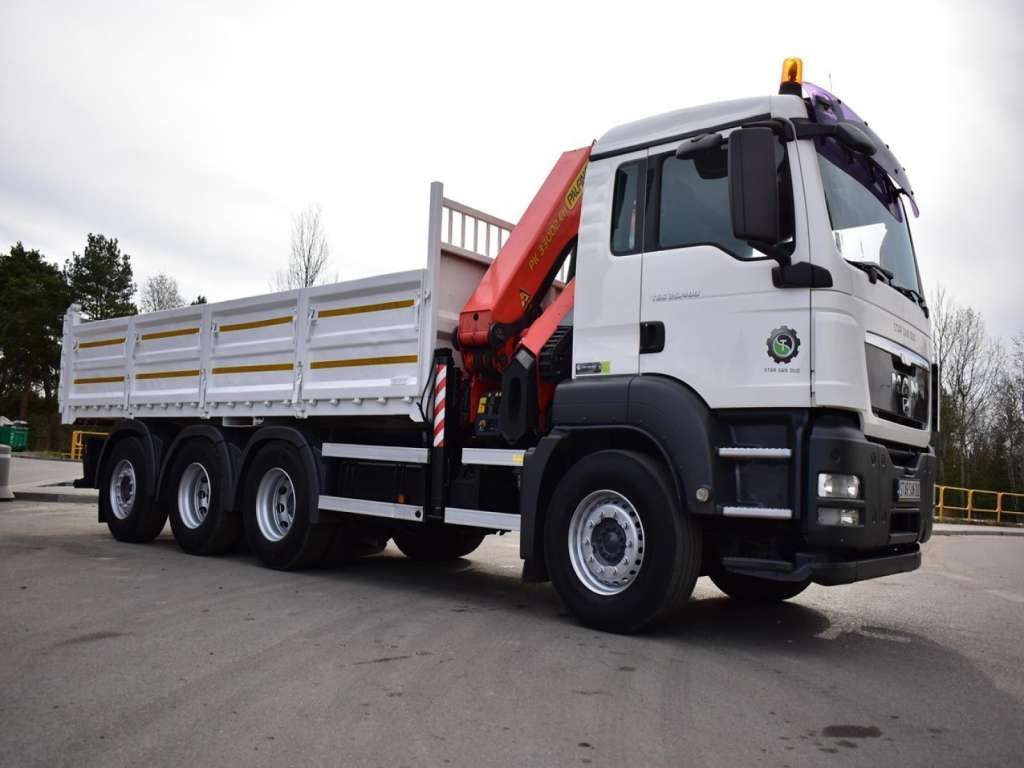 MAN TGS 35.400 8X4 PALFINGER PK 33002 CRANE KIPPER - Kranbil: bilde 3 MAN TGS 35.400 8X4 PALFINGER PK 33002 CRANE KIPPER - Kranbil: bilde 3