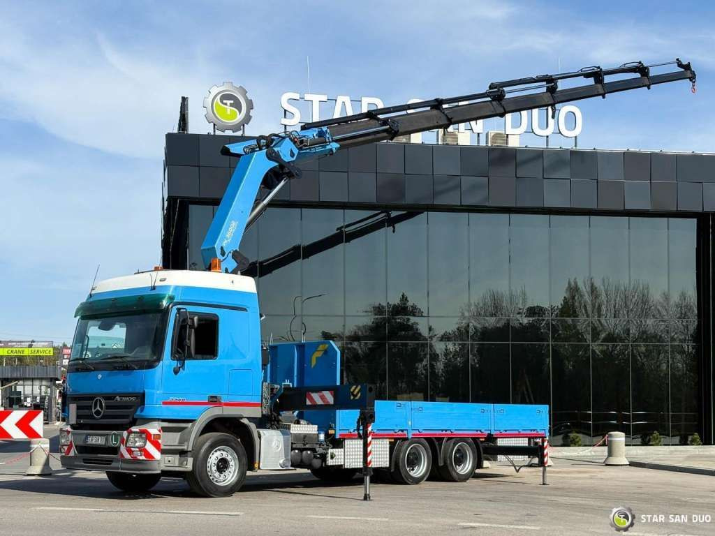 Mercedes-Benz ACTROS 2646L 6x4 PALFINGER 36002 Crane Winch - Kranbil: bilde 1 Mercedes-Benz ACTROS 2646L 6x4 PALFINGER 36002 Crane Winch - Kranbil: bilde 1