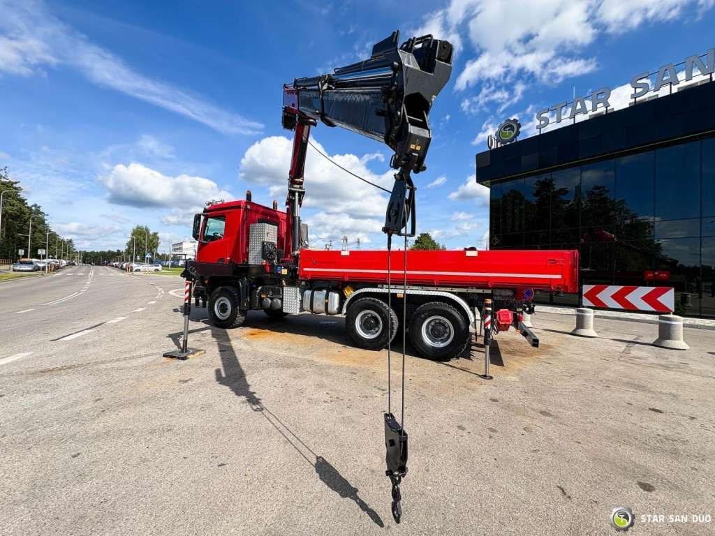 Mercedes-Benz AROCS 3345 6x6 HMF 3220 Winch Crane tipper - Kranbil: bilde 4 Mercedes-Benz AROCS 3345 6x6 HMF 3220 Winch Crane tipper - Kranbil: bilde 4