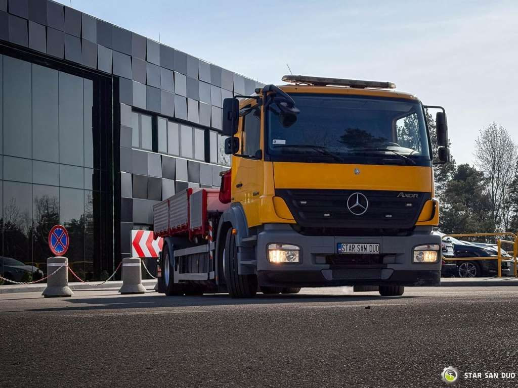 Tippbil Mercedes-Benz  AXOR 1824 4x2 HMF 975 HDS Crane  Rotator Kipper Mercedes-Benz  AXOR 1824 4x2 HMF 975 HDS Crane  Rotator Kipper: bilde 11