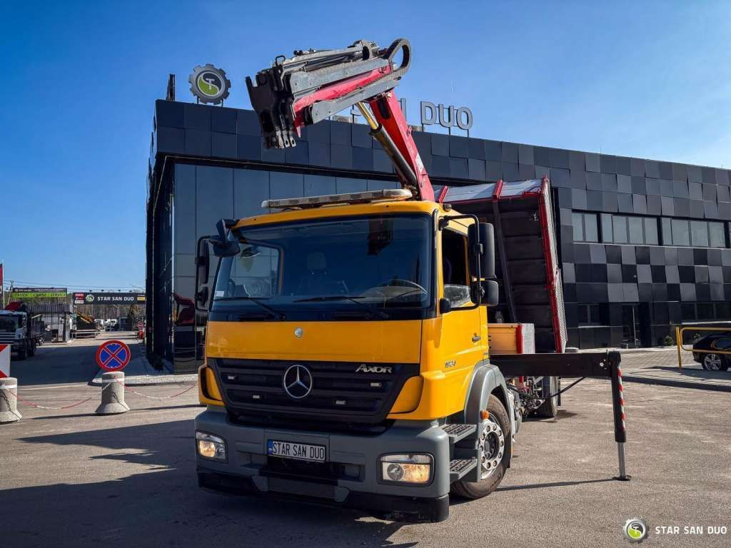Tippbil Mercedes-Benz  AXOR 1824 4x2 HMF 975 HDS Crane  Rotator Kipper Mercedes-Benz  AXOR 1824 4x2 HMF 975 HDS Crane  Rotator Kipper: bilde 7