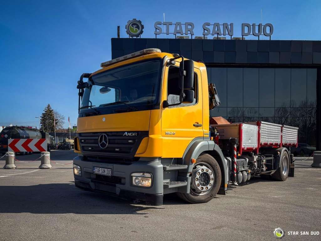 Mercedes-Benz AXOR 1824 4x2 HMF 975 HDS Crane Rotator Kipper Mercedes-Benz AXOR 1824 4x2 HMF 975 HDS Crane Rotator Kipper - Tippbil: bilde 3 Mercedes-Benz AXOR 1824 4x2 HMF 975 HDS Crane Rotator Kipper Mercedes-Benz AXOR 1824 4x2 HMF 975 HDS Crane Rotator Kipper - Tippbil: bilde 3